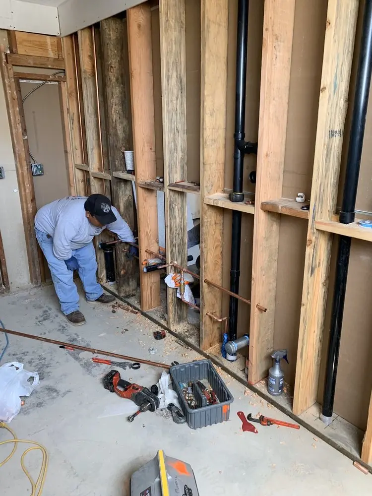 Commercial rough-in plumbing for Gas Line Repair in Framingham